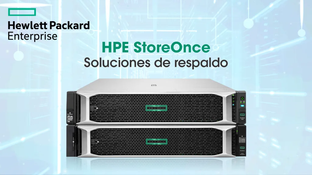 HPE StoreOnce - Soluciones de respaldo