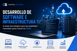 Desarrollo de software e infraestructura TI para empresas modernas